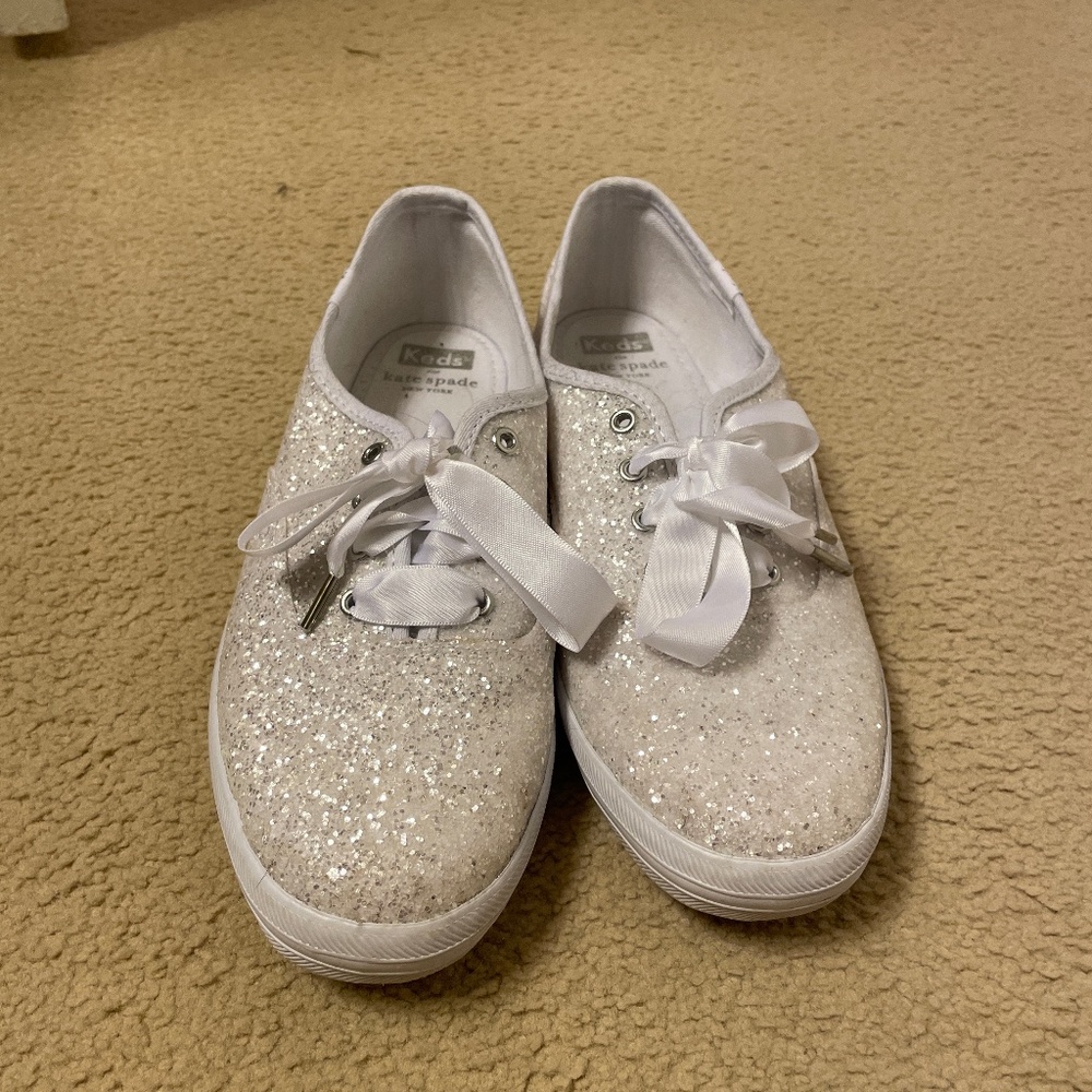 Sparkly White Keds